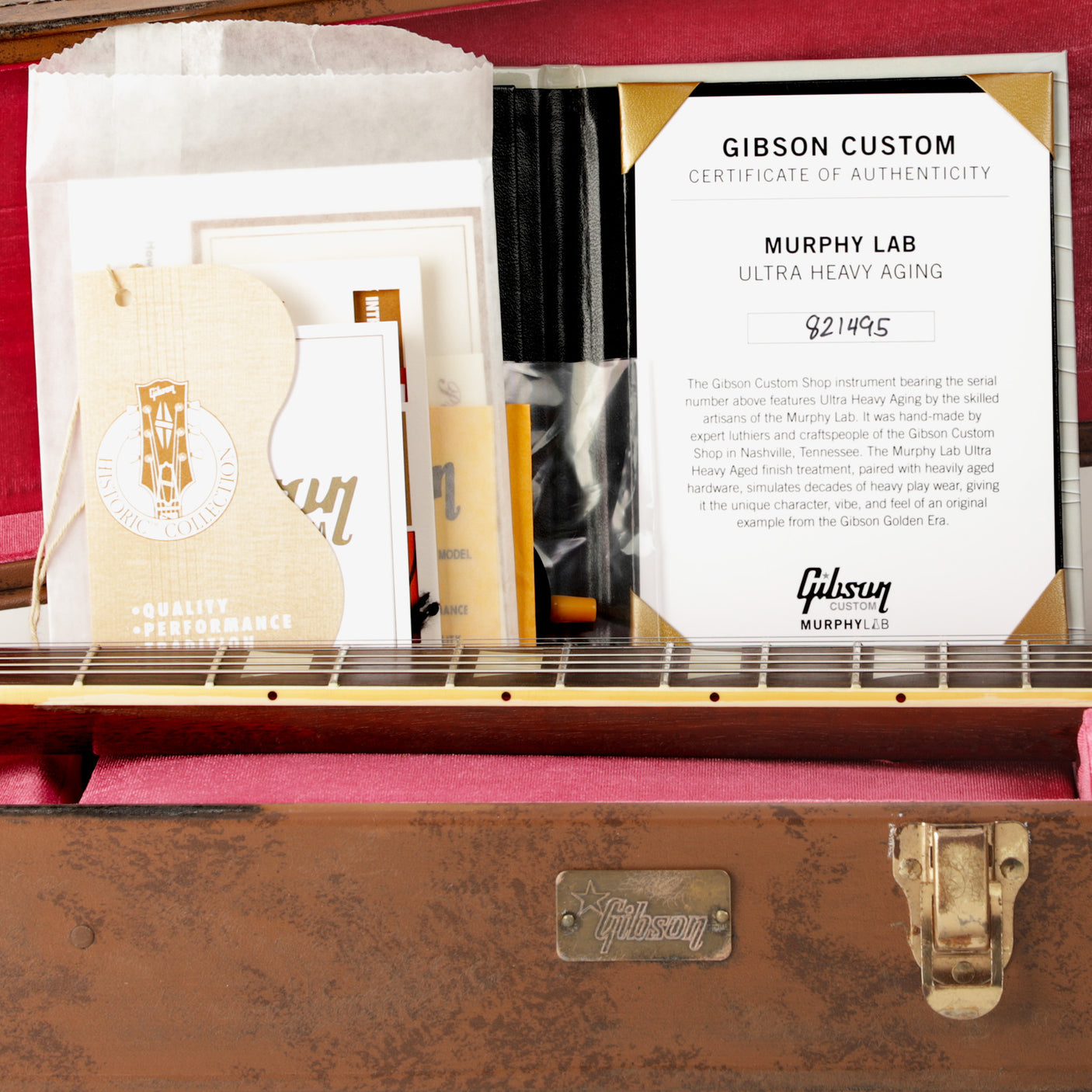 Gibson Custom Shop Murphy Lab 1958 Les Paul Standard - Ultra Heavy Aged Royal Tea Burst - CHUCKSCLUSIVE - #821495