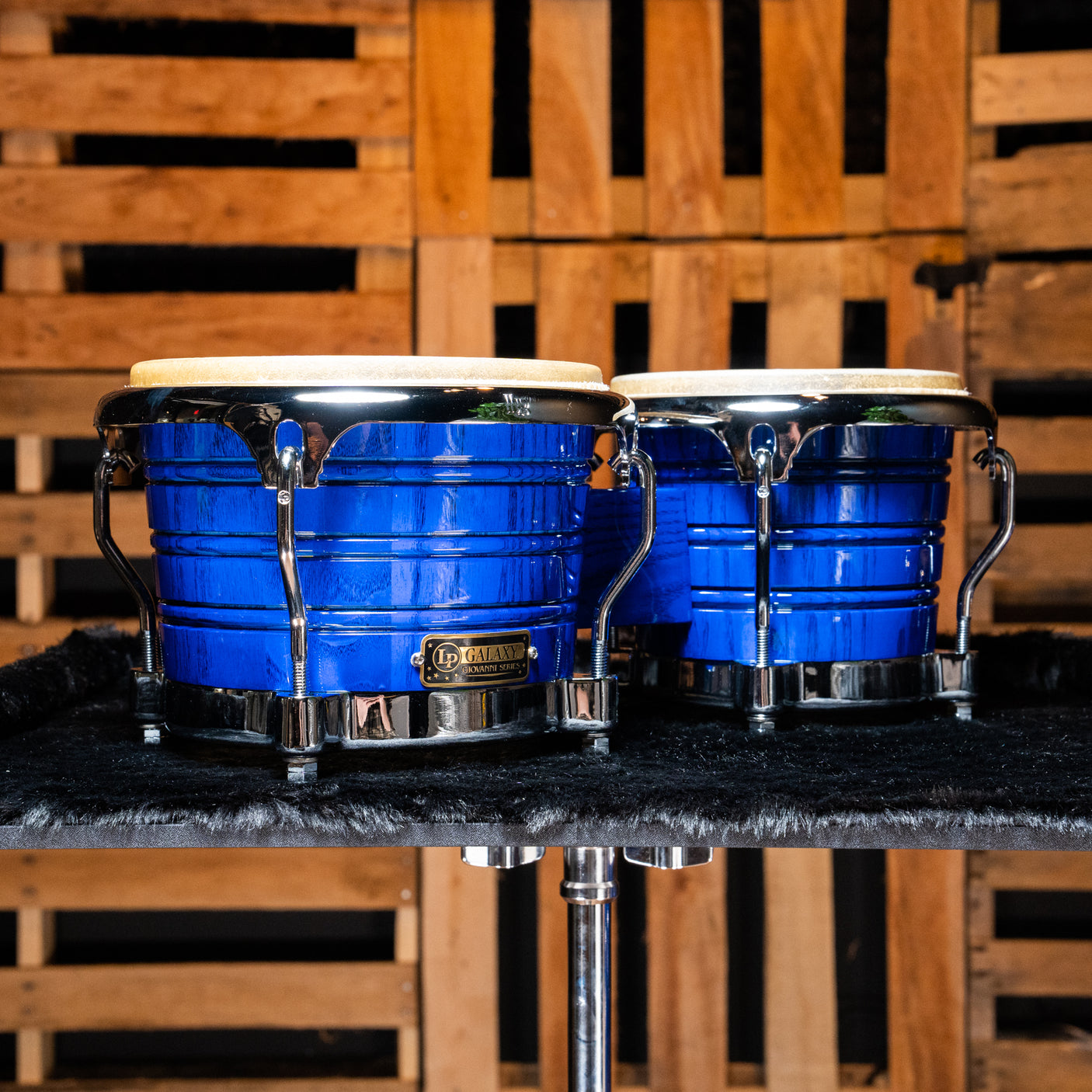 LP Galaxy Giovanni Bongo Set - Blue Ash - CHUCKSCLUSIVE