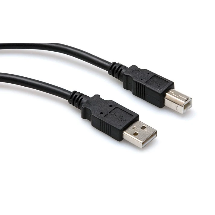 Hosa USB-203AB USB 2.0 Type A to Type B Cable - 3 foot