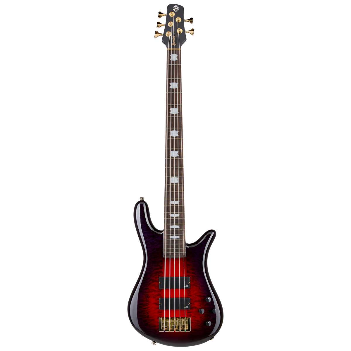 Spector ICON NS-5 Neck-Through Series 5-String Bass Guitar - Purple Cherry