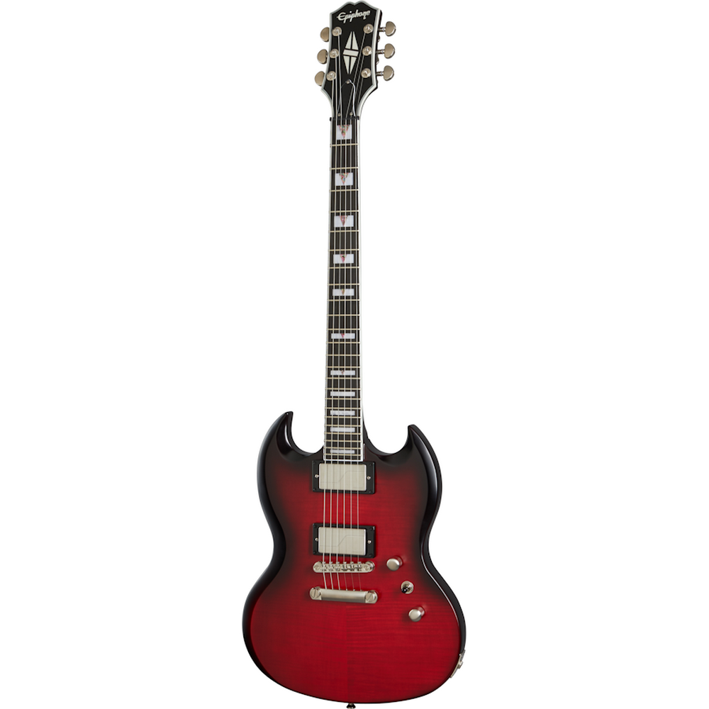 Epiphone SG Prophecy Electric Guitar - Red Tiger Aged Gloss - New,Red
