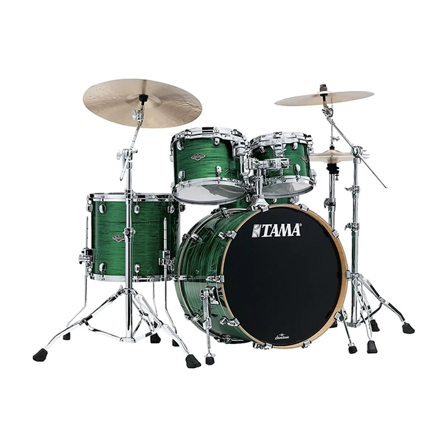 Tama Starclassic WBR42SJDL Walnut/Birch 4-Piece Shell Pack - New,Jade Silk