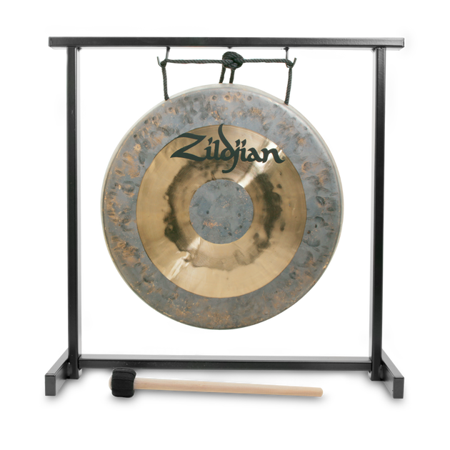 Zildjian 12-Inch Traditional Gong and Table-Top Stand Set