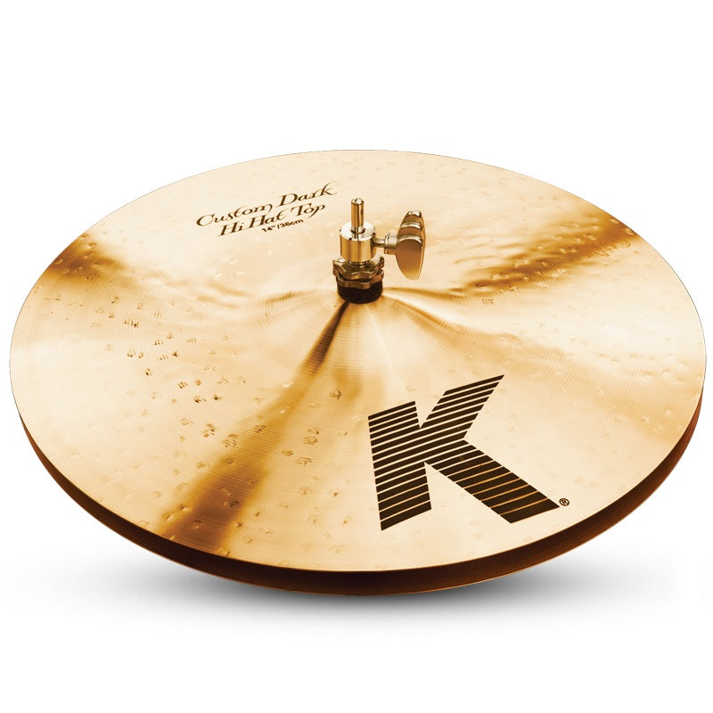 Zildjian 14-Inch K Custom Dark Hi-Hat Cymbals - New,14 Inch