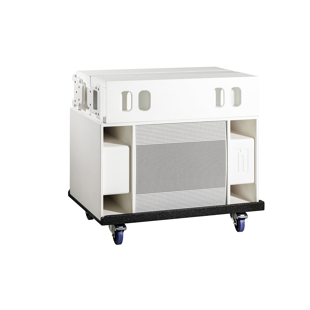 BASSBOSS Sublim8 Column PA Speaker wIth 18-inch Sub - White