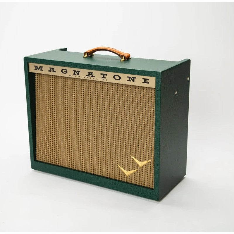 Magnatone Panoramic Stereo 2x10-Inch Tube Combo Guitar Amplifier - Dark Green