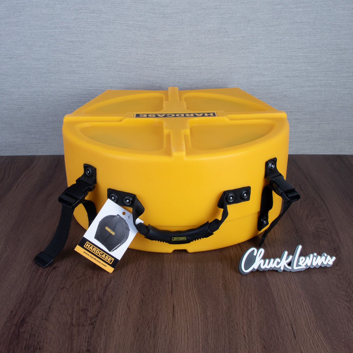 Hardcase HNP14SY 14-Inch Snare Drum Case - Yellow