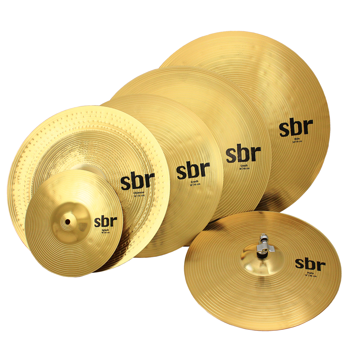 Sabian SBR 5-Piece Super Set Cymbal Pack with Free 18-Inch Crash
