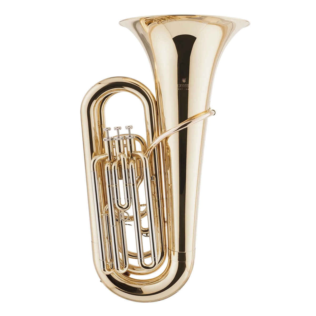 Blessing Standard Series BTU1287 3/4 BBb Tuba Outfit - Clear Lacquer