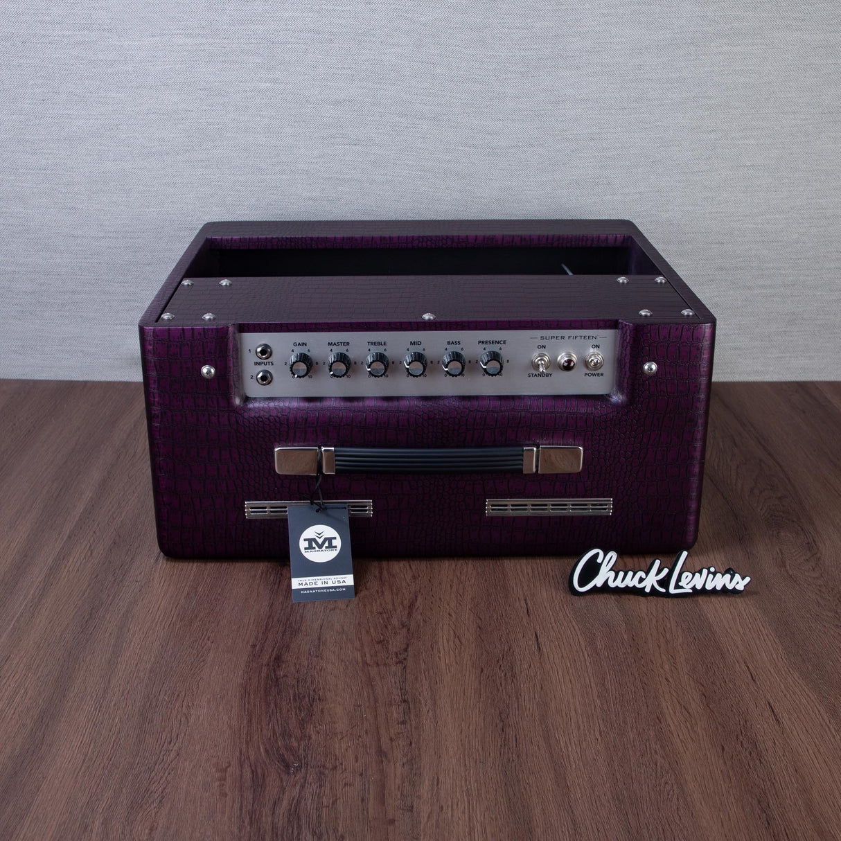 Magnatone Super Fifteen 1x12-Inch Tube Combo Guitar Amplifier - Purple - New