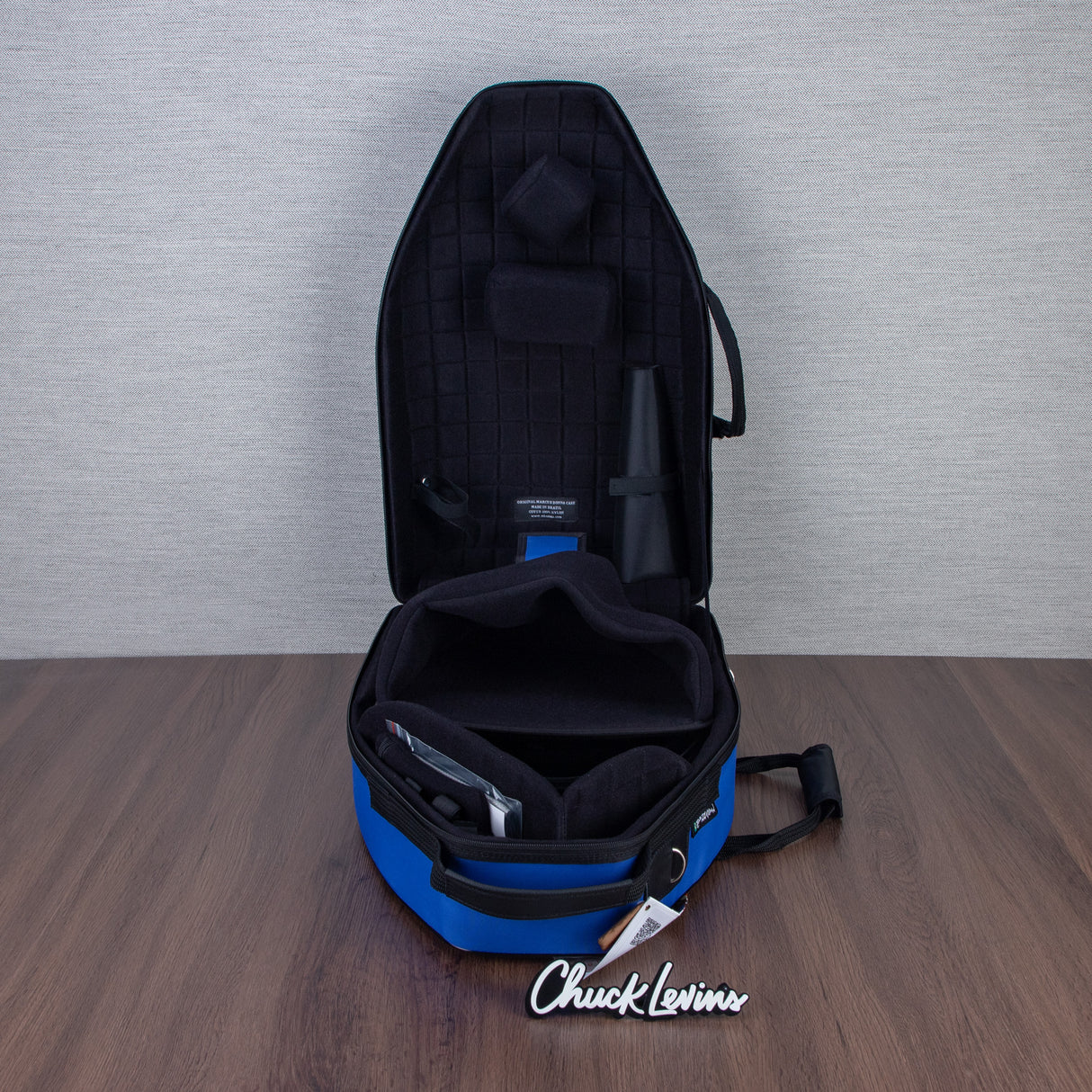 Marcus Bonna Standard French Horn Case with Detachable Bell - Royal Blue / Turquoise