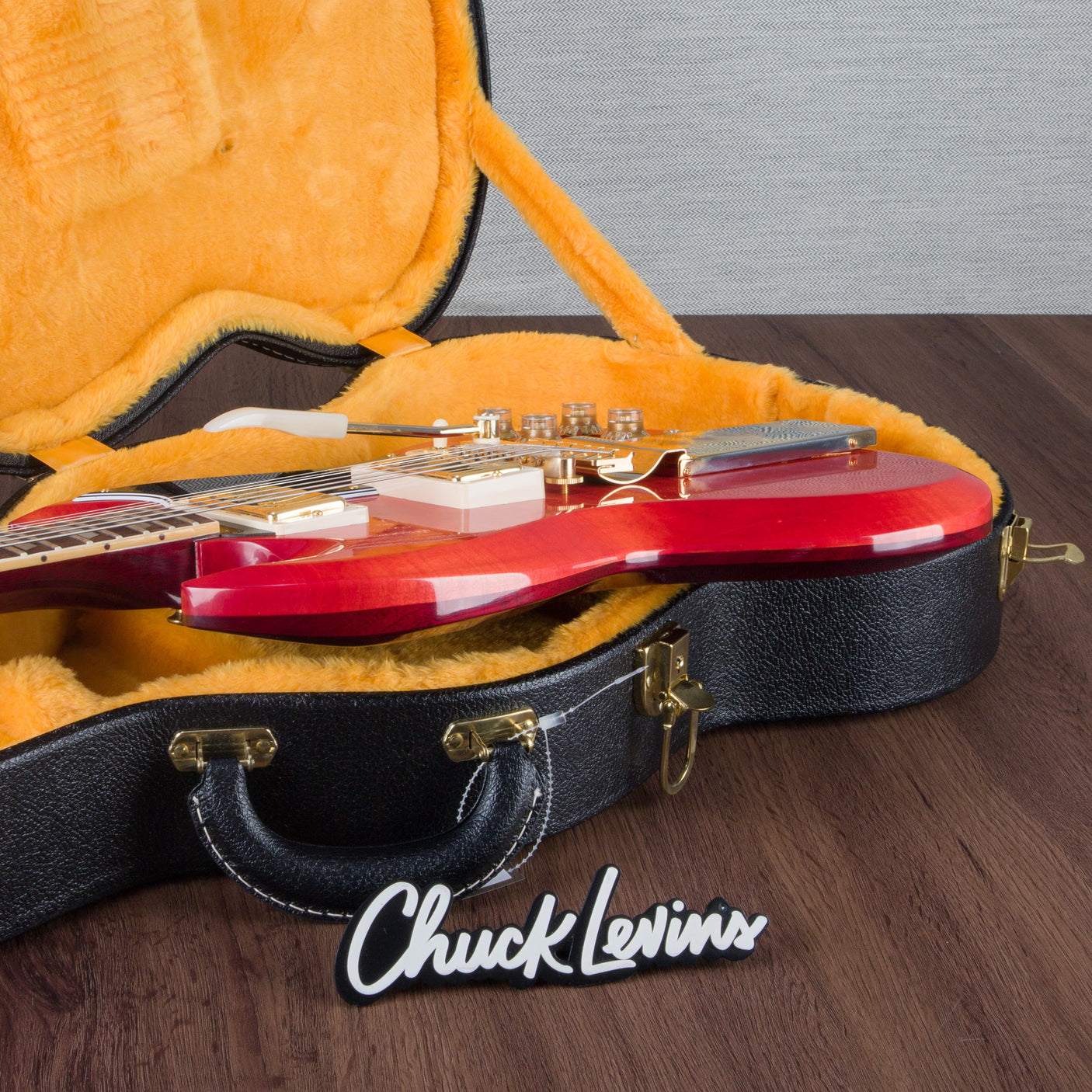 Gibson Custom Shop Murphy Lab 1964 SG Standard, Gold Hardware - Watermelon King/Ultra Light Aged - CHUCKSCLUSIVE - #403894