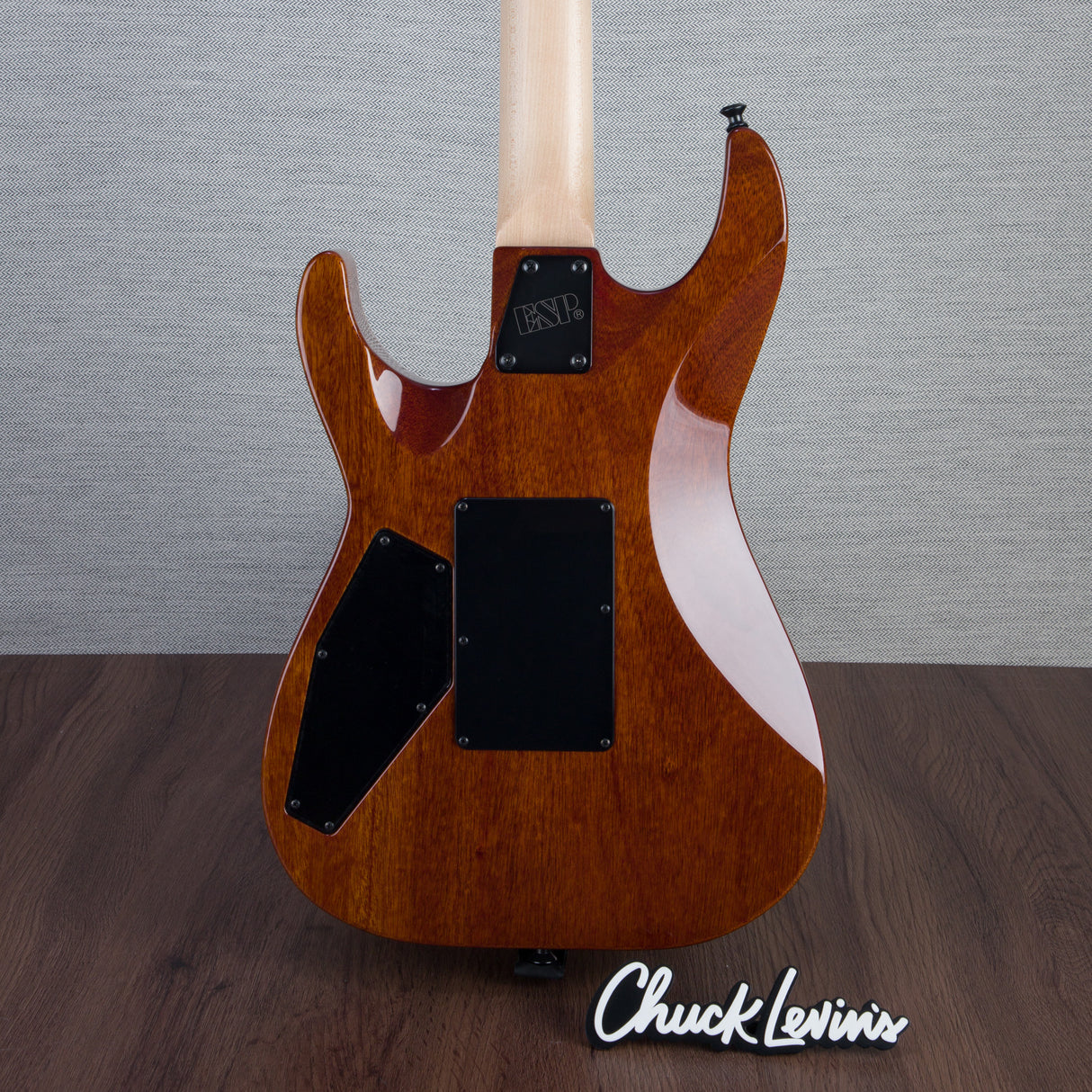 ESP USA M-I FR-DLX Flamed Maple Electric Guitar - Dark Lime Sunburst - #US23319