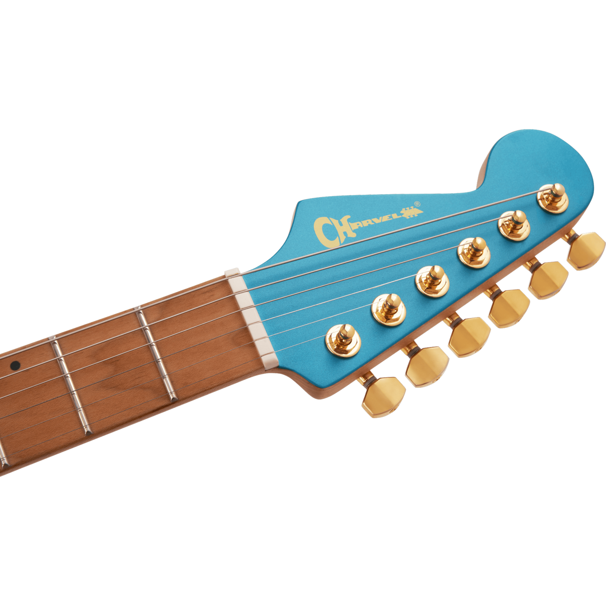 Charvel Angel Vivaldi Signature Pro-Mod DK24-6 NOVA Electric Guitar - Lucerne Aqua Firemist