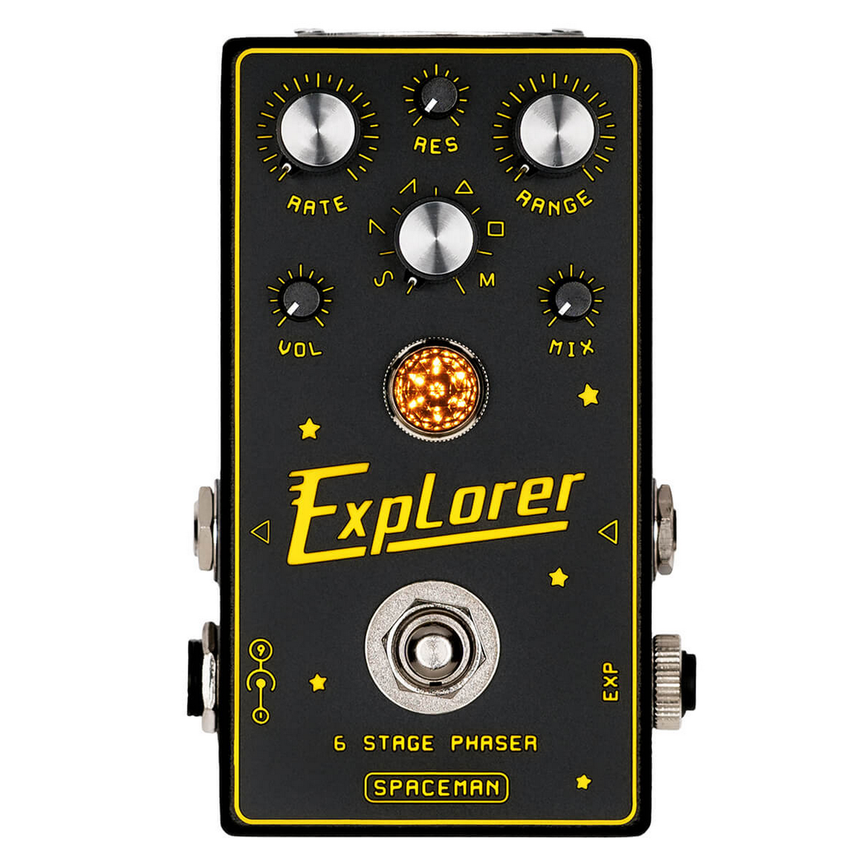 Spaceman Explorer 6 Stage Phaser Pedal - Black