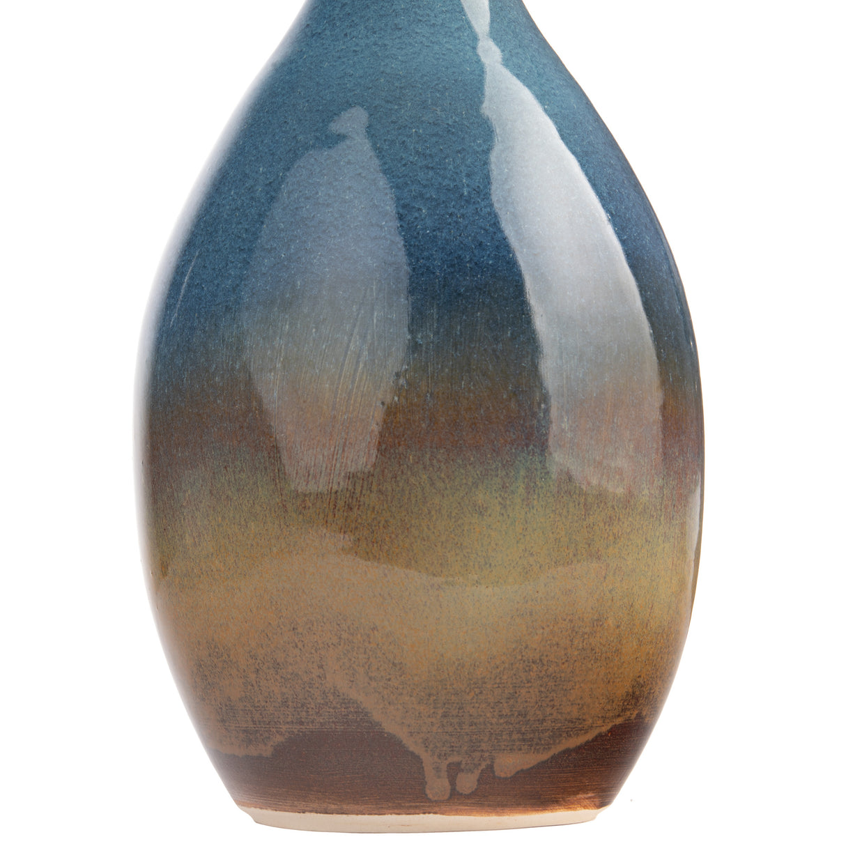 Red Bridge Percussion Earth Tone Udo Drum - Blue Top, Lower Pitch