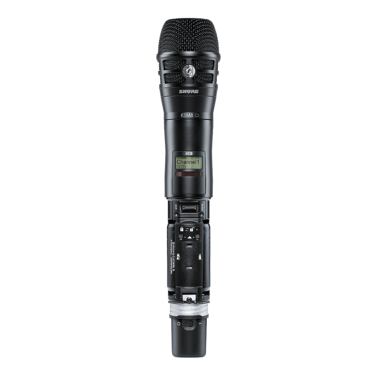 Shure AD2/K8B Wireless Microphone Transmitter - Black, G57 Band - Mint, Open Box