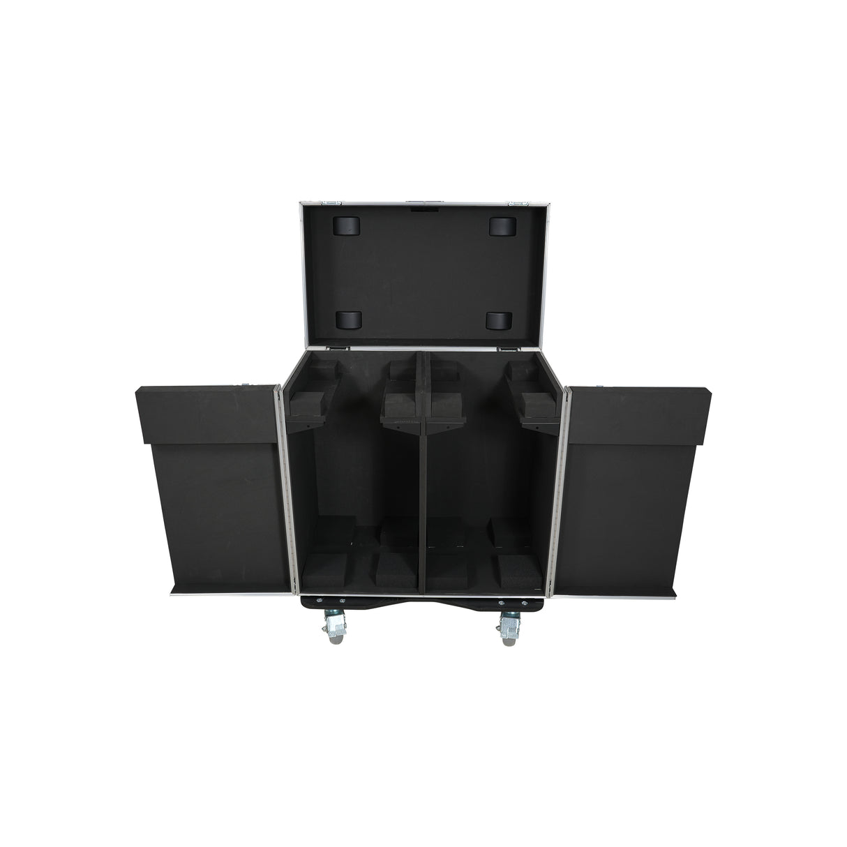 ProX XS-MH30WASHX2W for Two Moving Head Fixtures ATA Flight Style Road Case with Casters