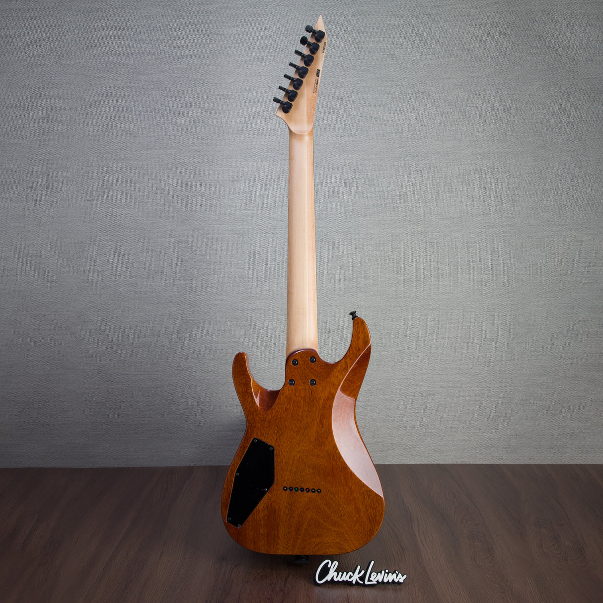 ESP USA M-7 Hard Tail Baritone Electric Guitar - Dark Lime Green