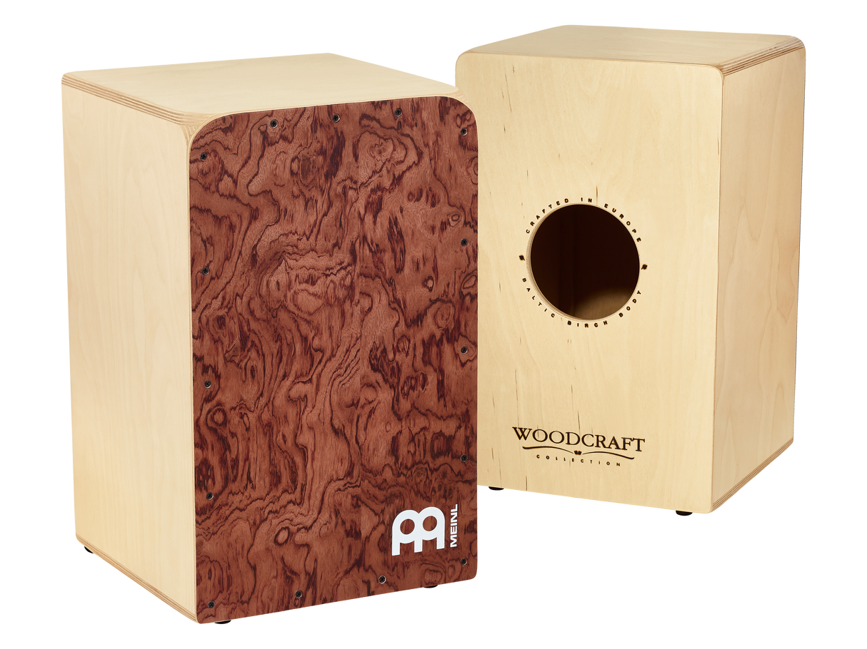 Meinl Woodcraft Cajon With Bubinga Burl Frontplate