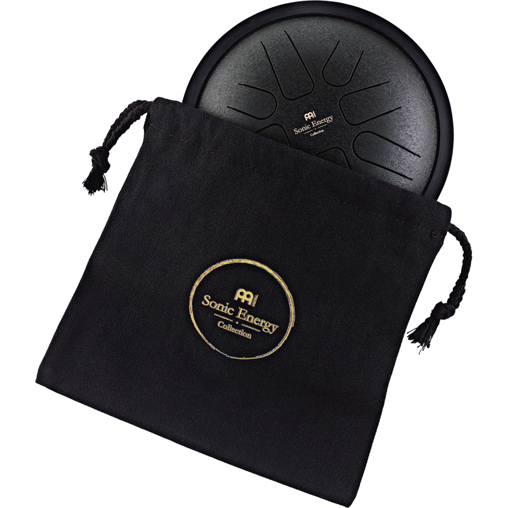 Meinl 7" Small Steel Tongue Drum, F Minor - Black