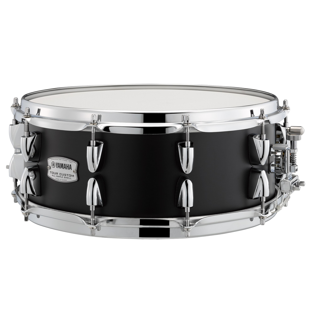 Yamaha Tour Custom 14x5.5-Inch Maple Wood Snare Drum- Licorice Satin