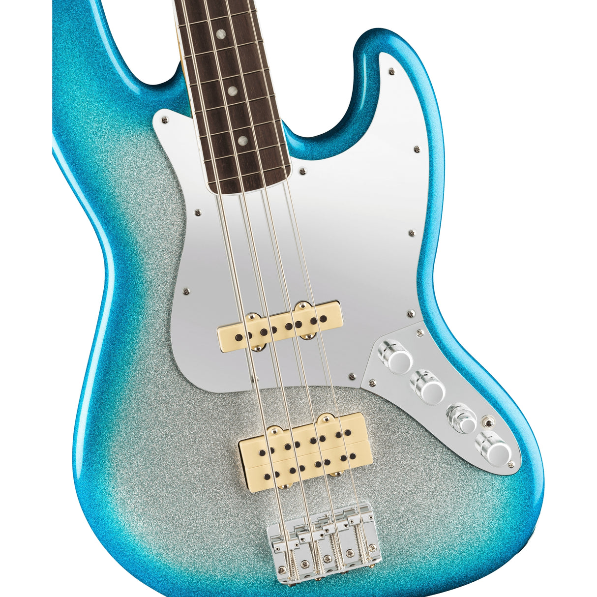 Fender Limited Player Plus x Blu DeTiger Jazz Bass Guitar - Sky Burst Sparkle