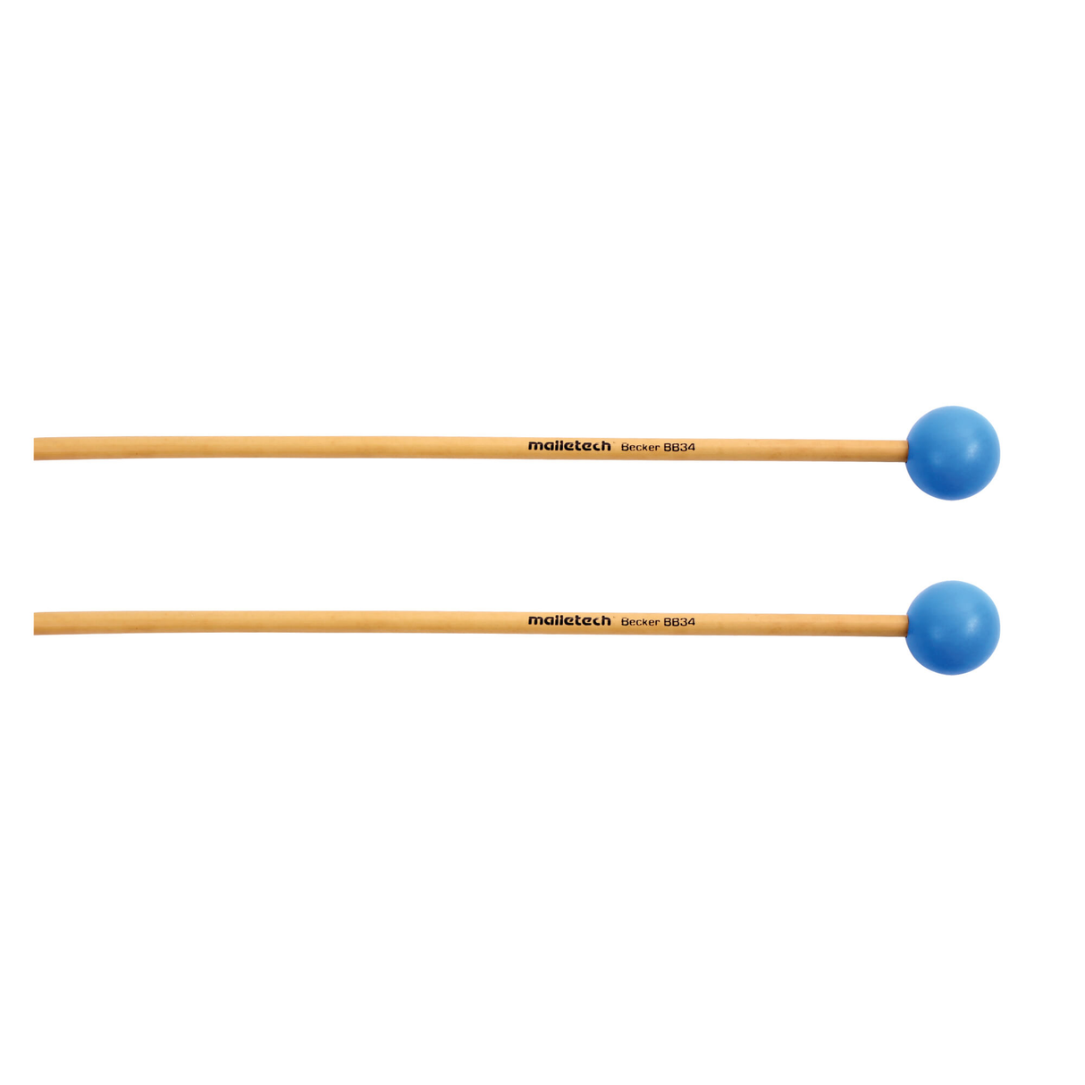 Malletech BB34 Bob Becker Xylophone Mallets (Pair) - Medium Hard Head