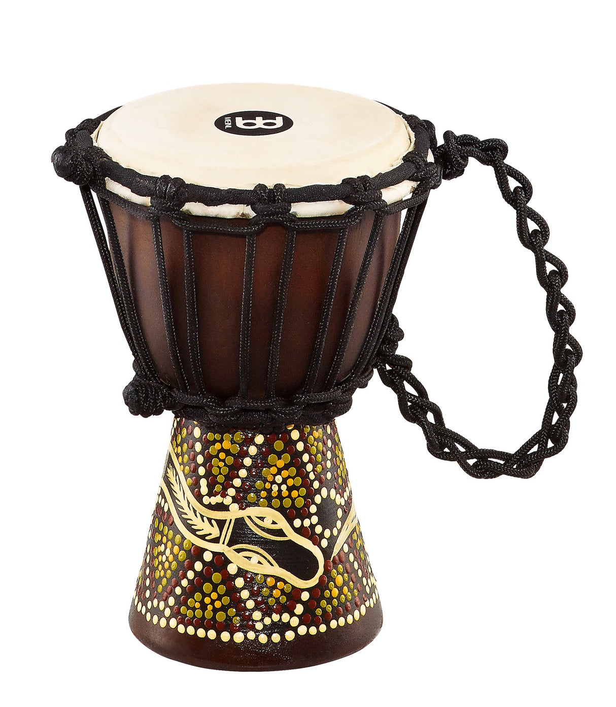Meinl HDJ6-XXS African Mini Djembe-Dark Serpent Design