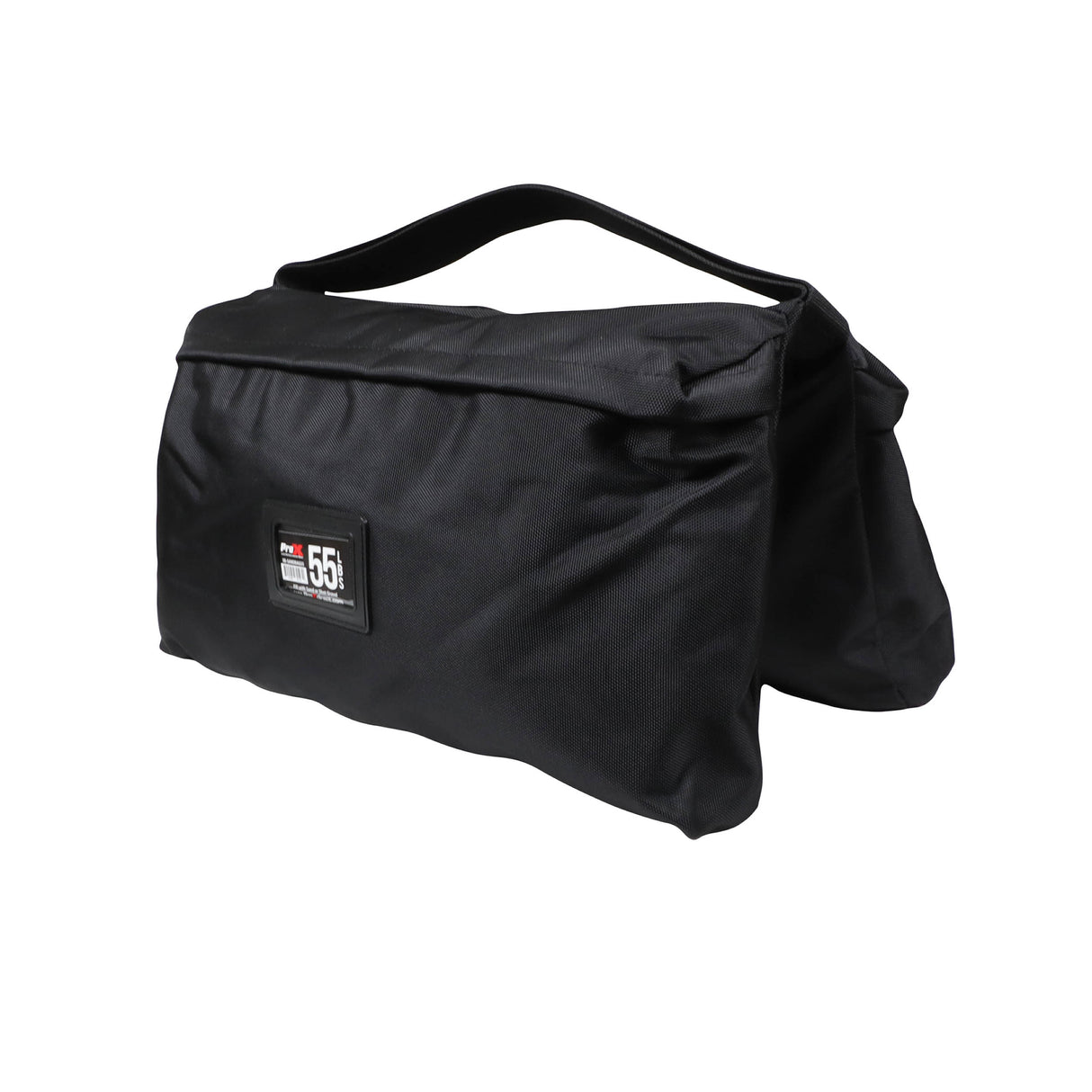 ProX XB-SANDBAG55 55 LBS Capacity Black Double Zipper Saddlebag Sandbag - Empty Bag