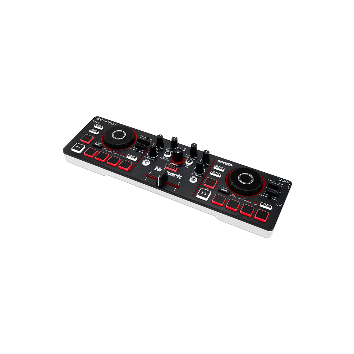 Numark MixTrack Go Ultra-Portable 2-Deck DJ Controller