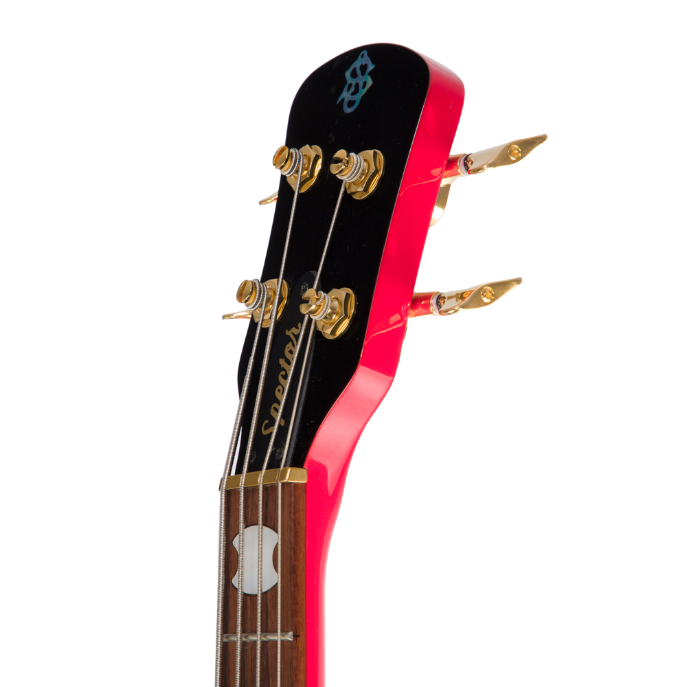 Spector Euro 4 Classic Bass Guitar - Solid Red - #21NB16614