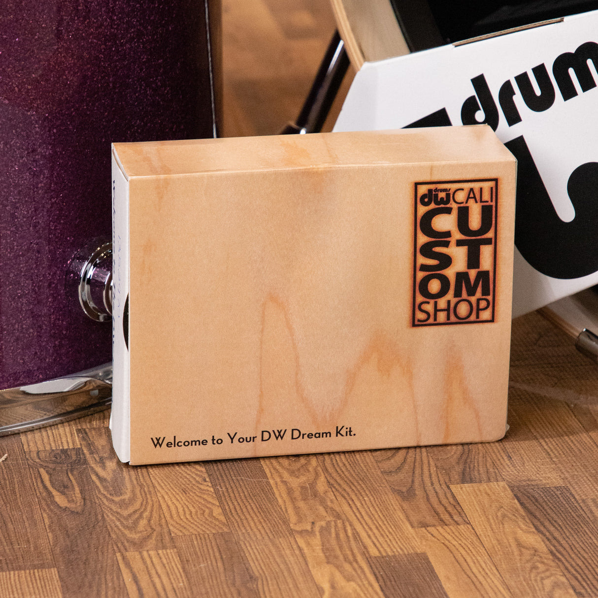 DW Collector's Series 333 4-Piece Shell Pack with 22-Inch Kick - Purple Glass