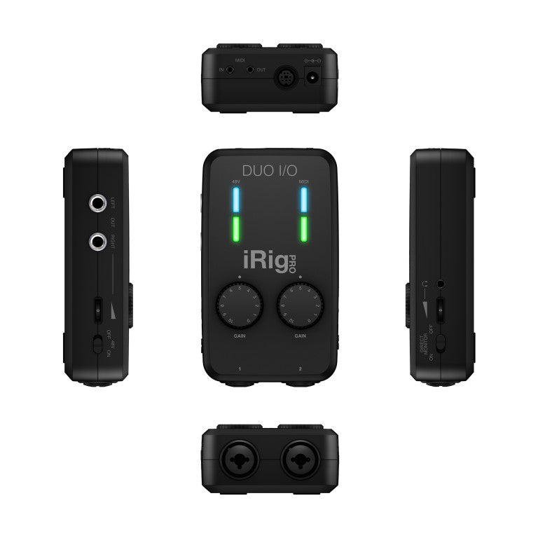 IK Multimedia iRig Pro Duo I/O Mobile 2-Channel Audio/MIDI Interface