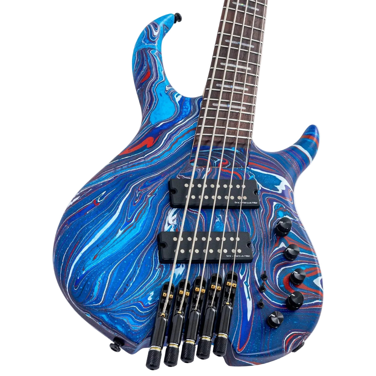 Sire Marcus Miller M6 5-String Headless Bass Guitar - Blue Swirl