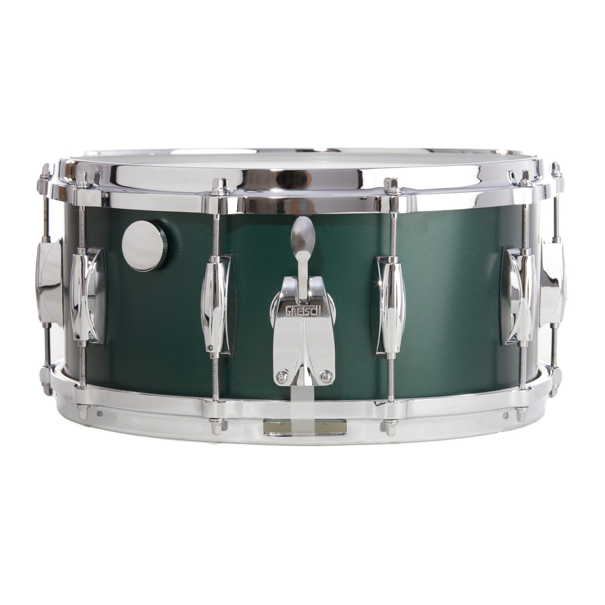 Gretsch USA Custom 6.5x14 Snare With Throw-Off - Satin Cadillac Green