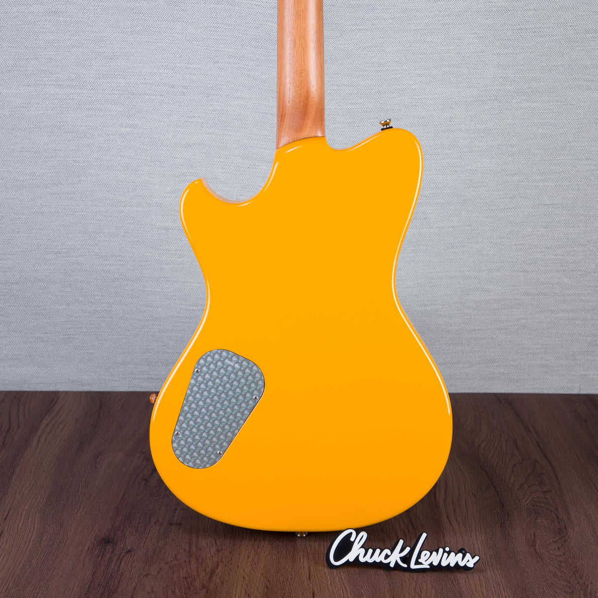 Powers Electric A-Type Electric Guitar - Signal Yellow - #B145