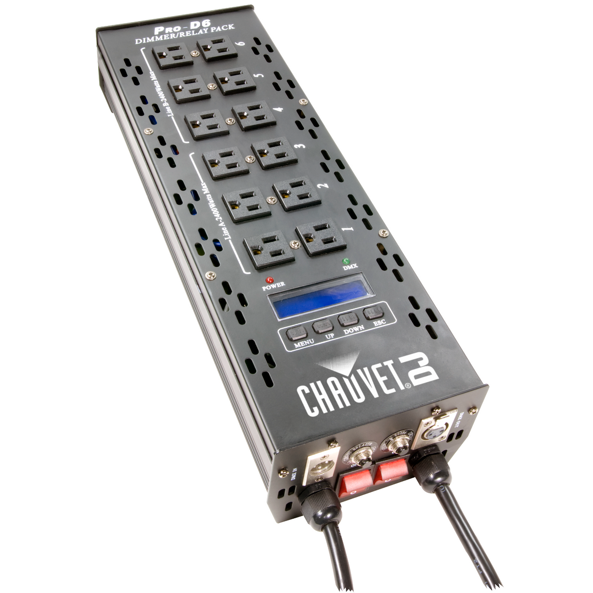 Chauvet DJ Pro-D6 Six-Channel DMX Dimmer / Relay Pack
