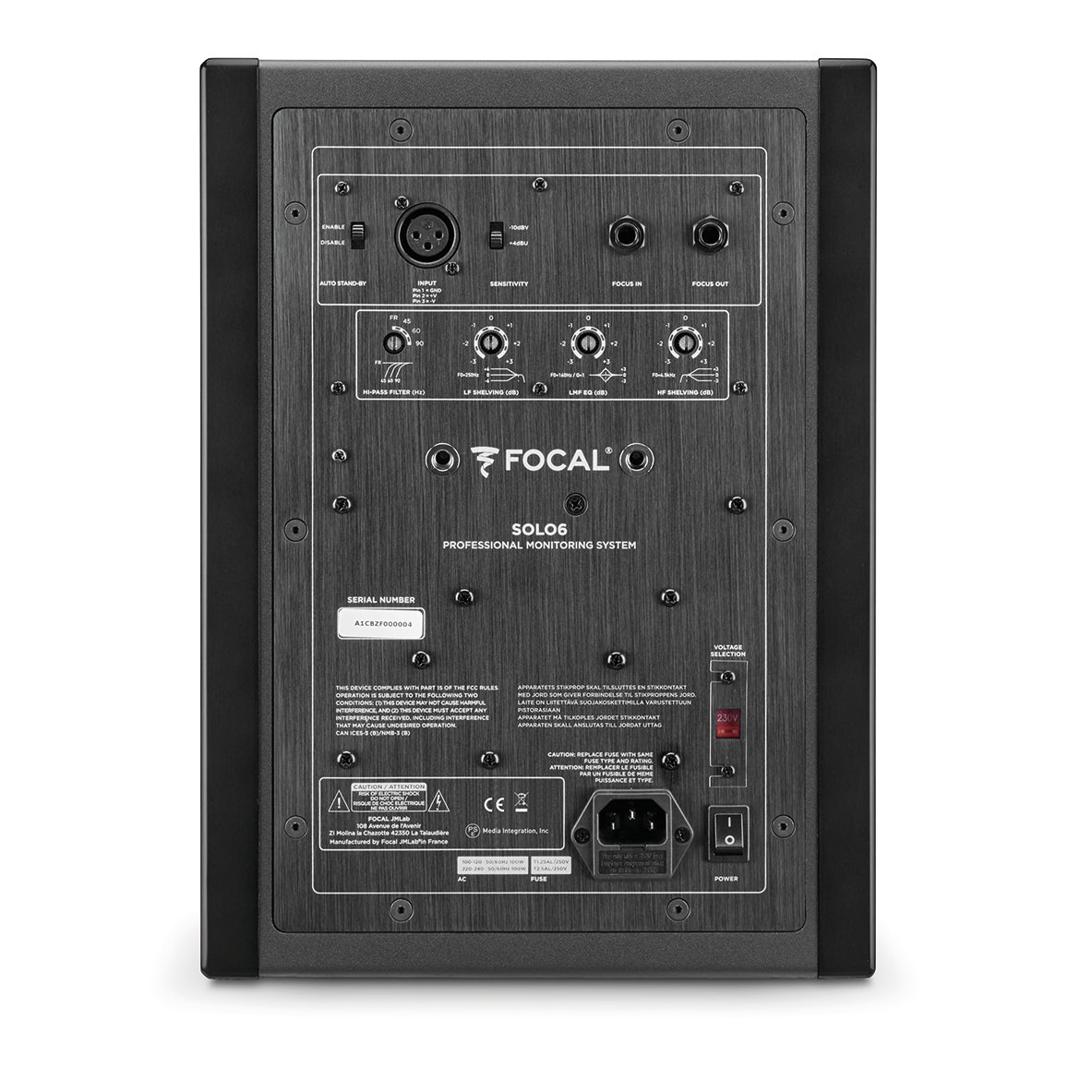 Focal Solo6 Black 2-Way Active Monitor - New