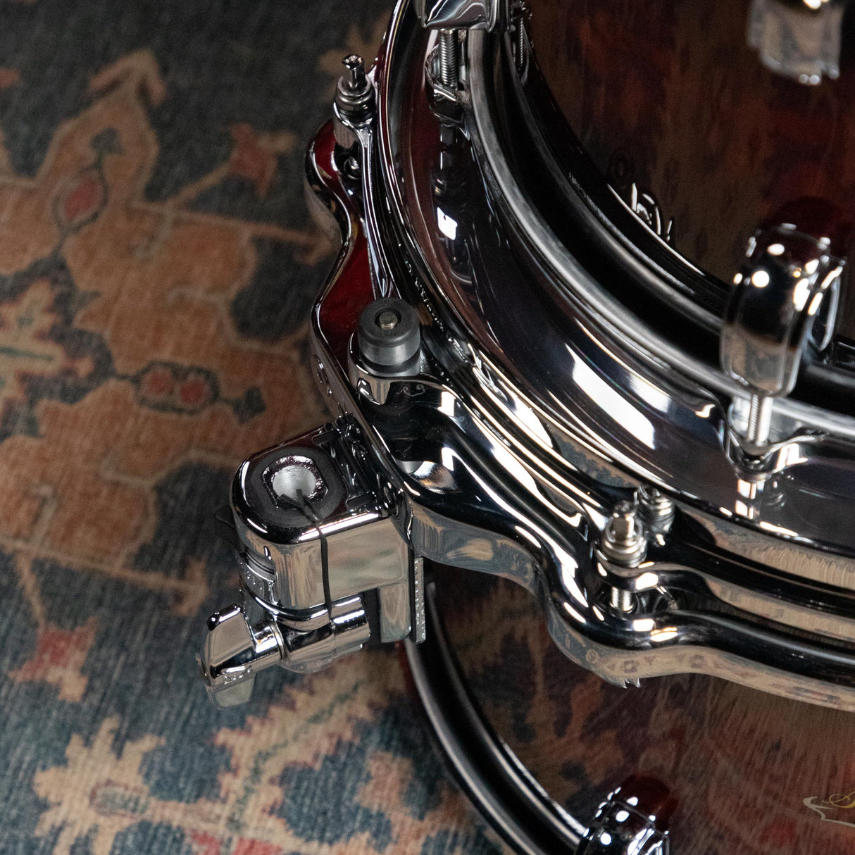 Tama Starclassic Bubinga 4-Piece Shell Pack - Volcanic Red Burst