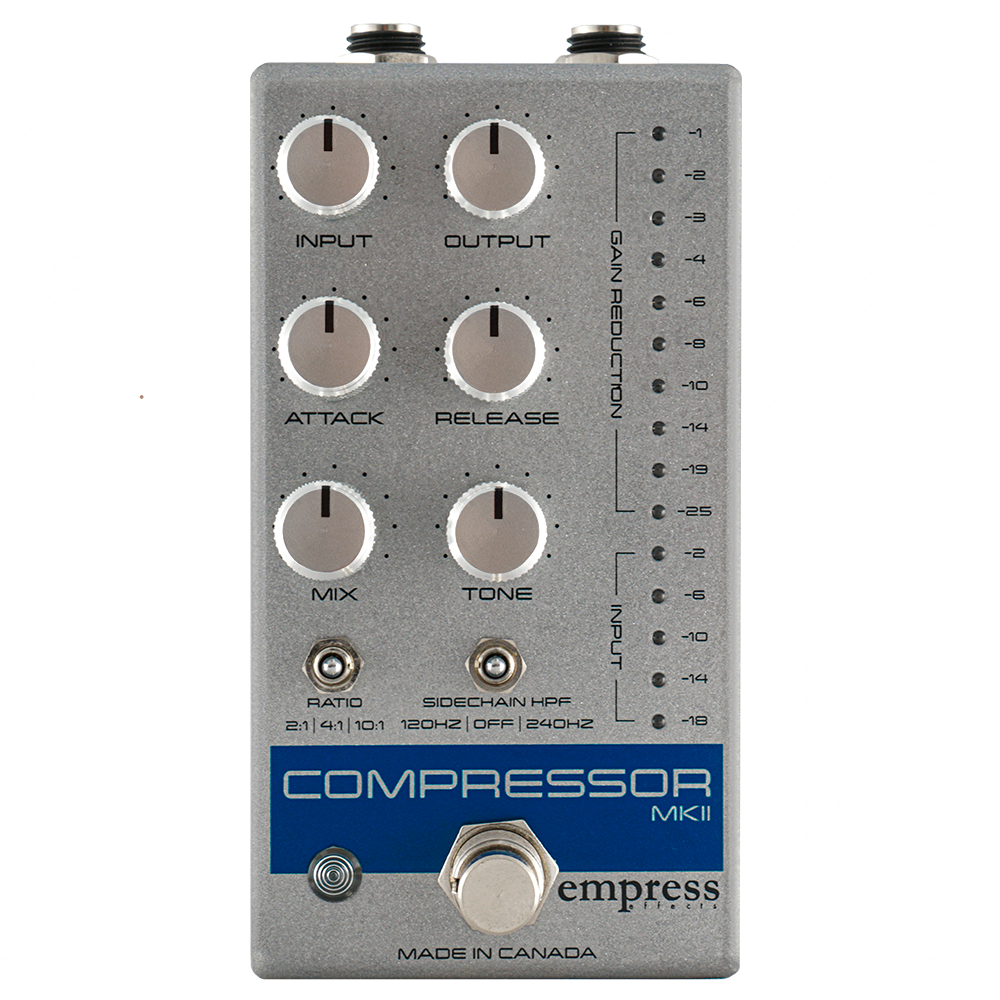 Empress Effects Compressor MKII Pedal - Silver Sparkle