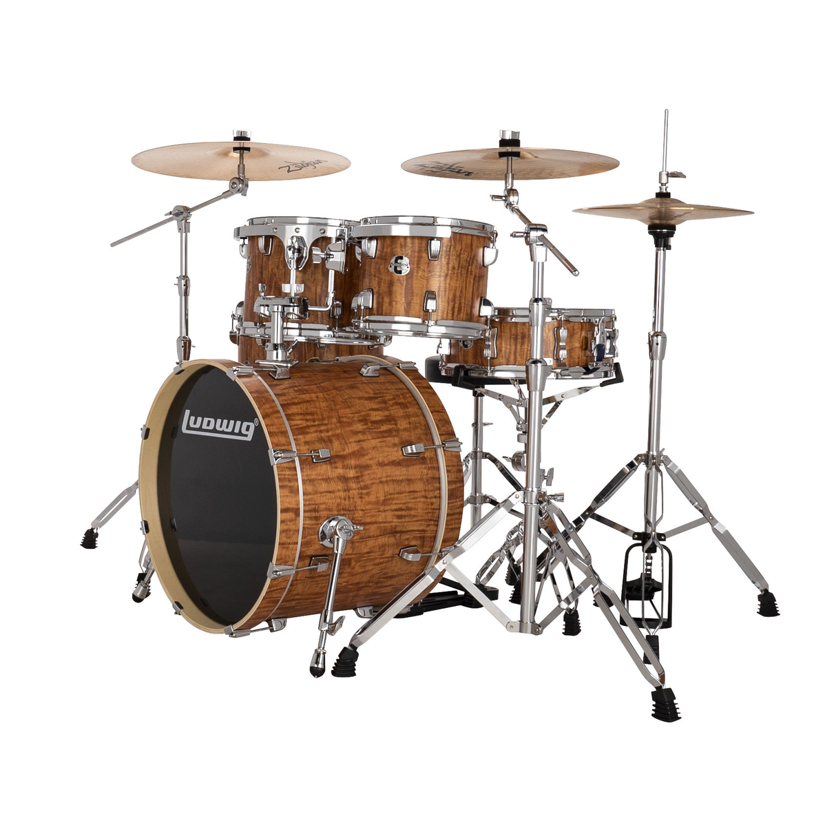 Ludwig Evolution 5-Piece Kit with 20-Inch Kick - Cherry Finish