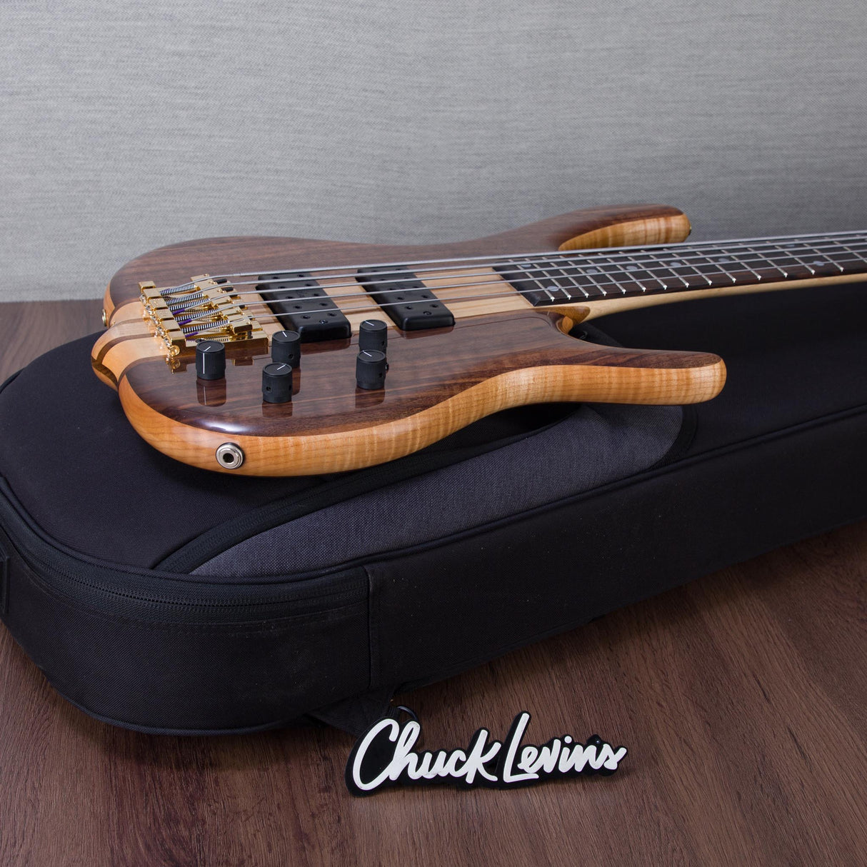 Ken Smith BSR-5TNE-FW Black Tiger Elite 5-String Electric Bass Guitar - Figured Walnut - #5TNE706526