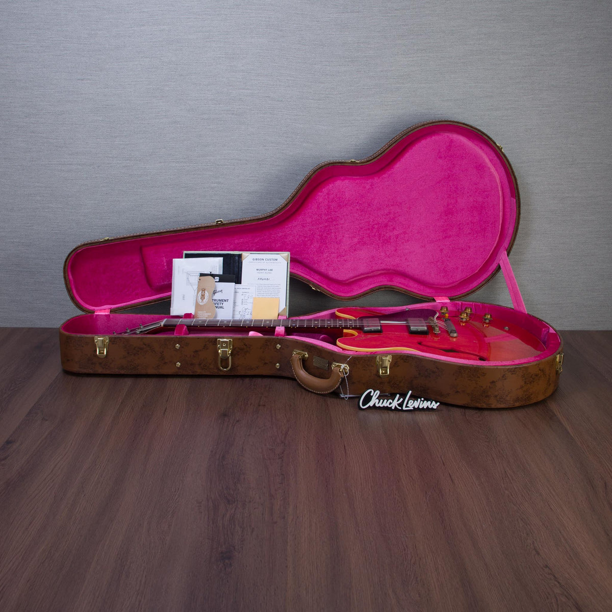 Gibson Custom Shop Murphy Lab 1958 ES-335 Heavy Aged Semi-Hollowbody Electric Guitar - Watermelon - #A860031