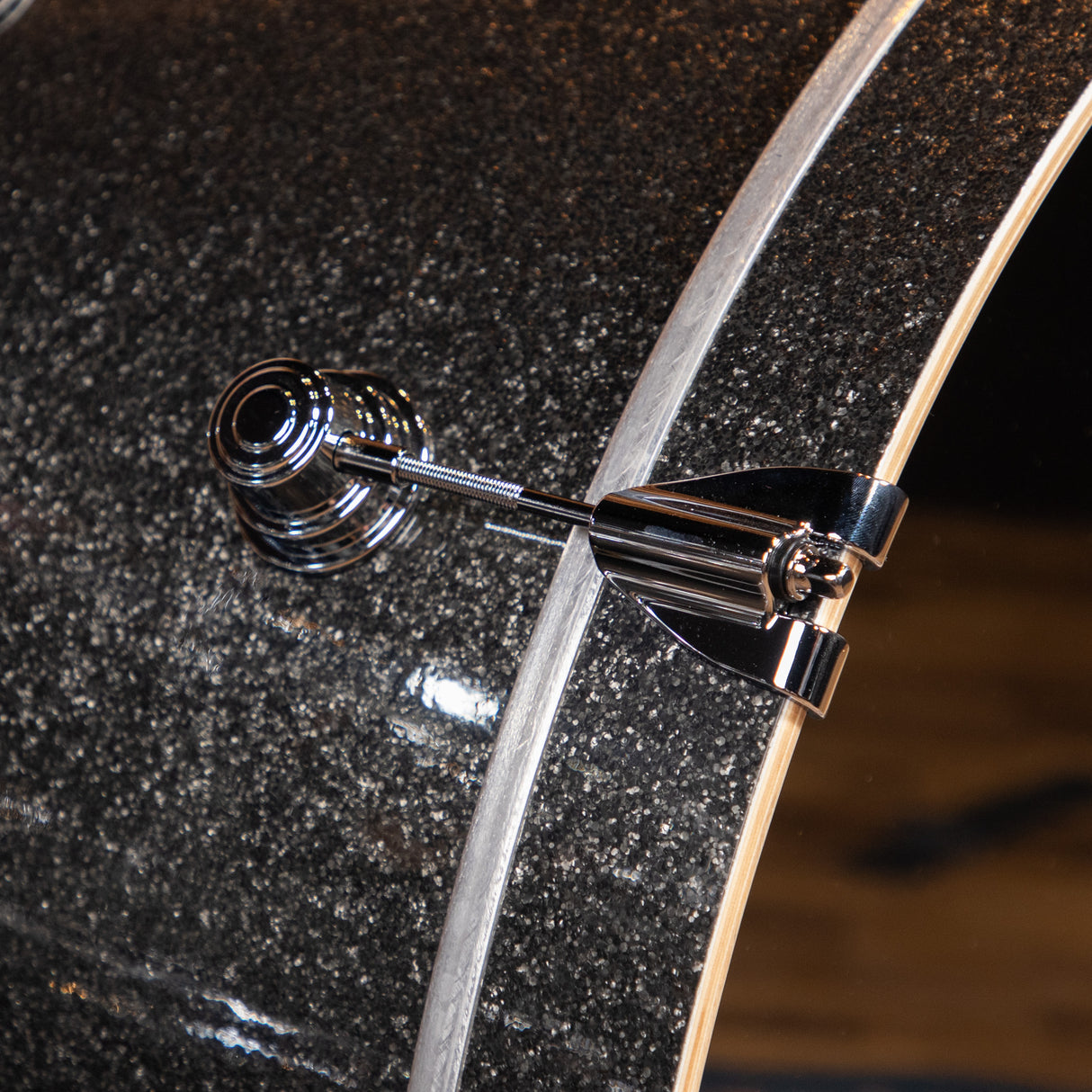 DW Performance Series 3-Piece Shell Pack with 22-Inch Kick - Pewter Sparkle