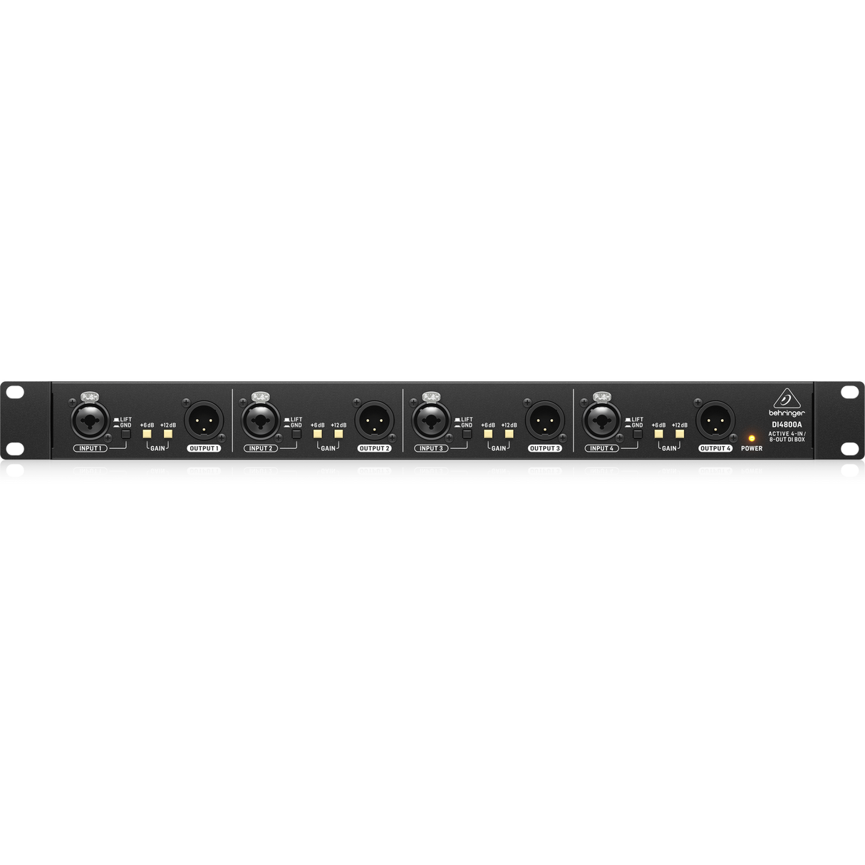 Behringer ULTRA-DI PRO DI4800A Professional 4-Channel Active DI-Box