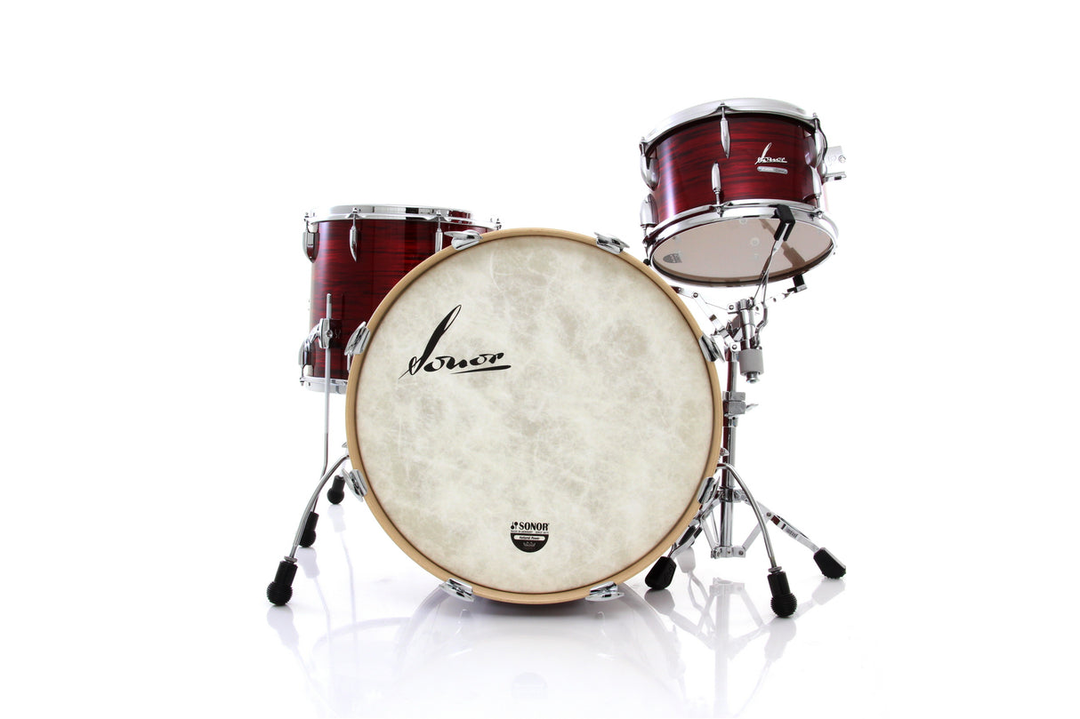 Sonor Vintage 3-Piece 22" Shell Pack - Vintage Red Oyster