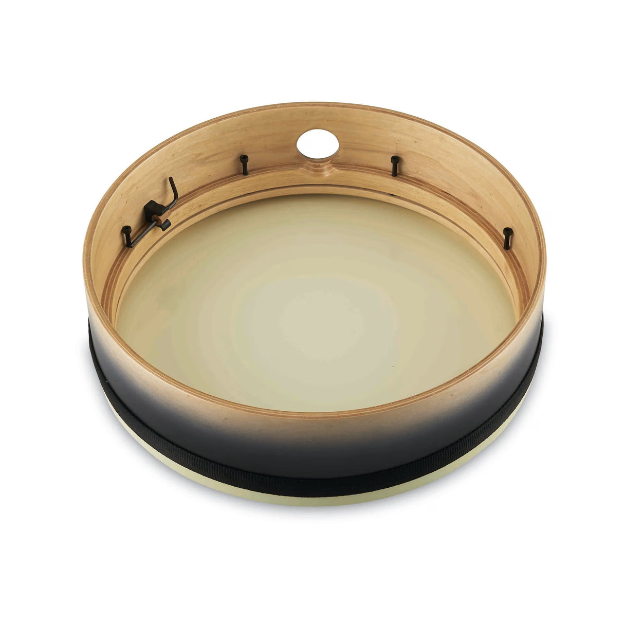 LP 14 x 4-Inch Tunable Tar Frame Drum - Black-to-Natural Fade