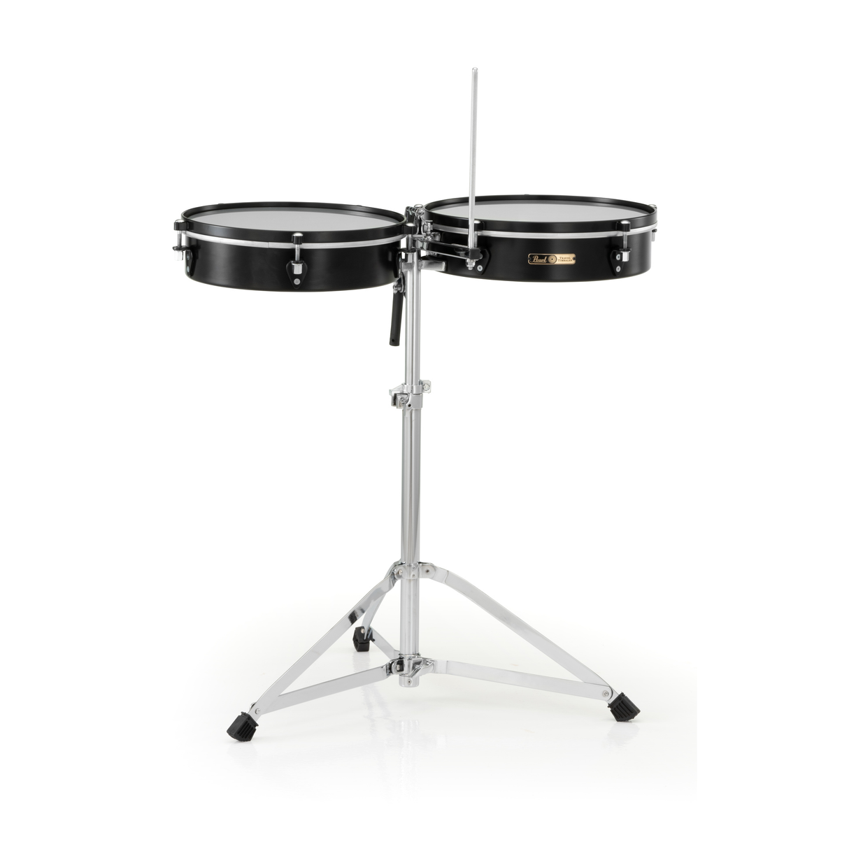 Pearl Travel Timbales With Stand - 14" And 15" Pair