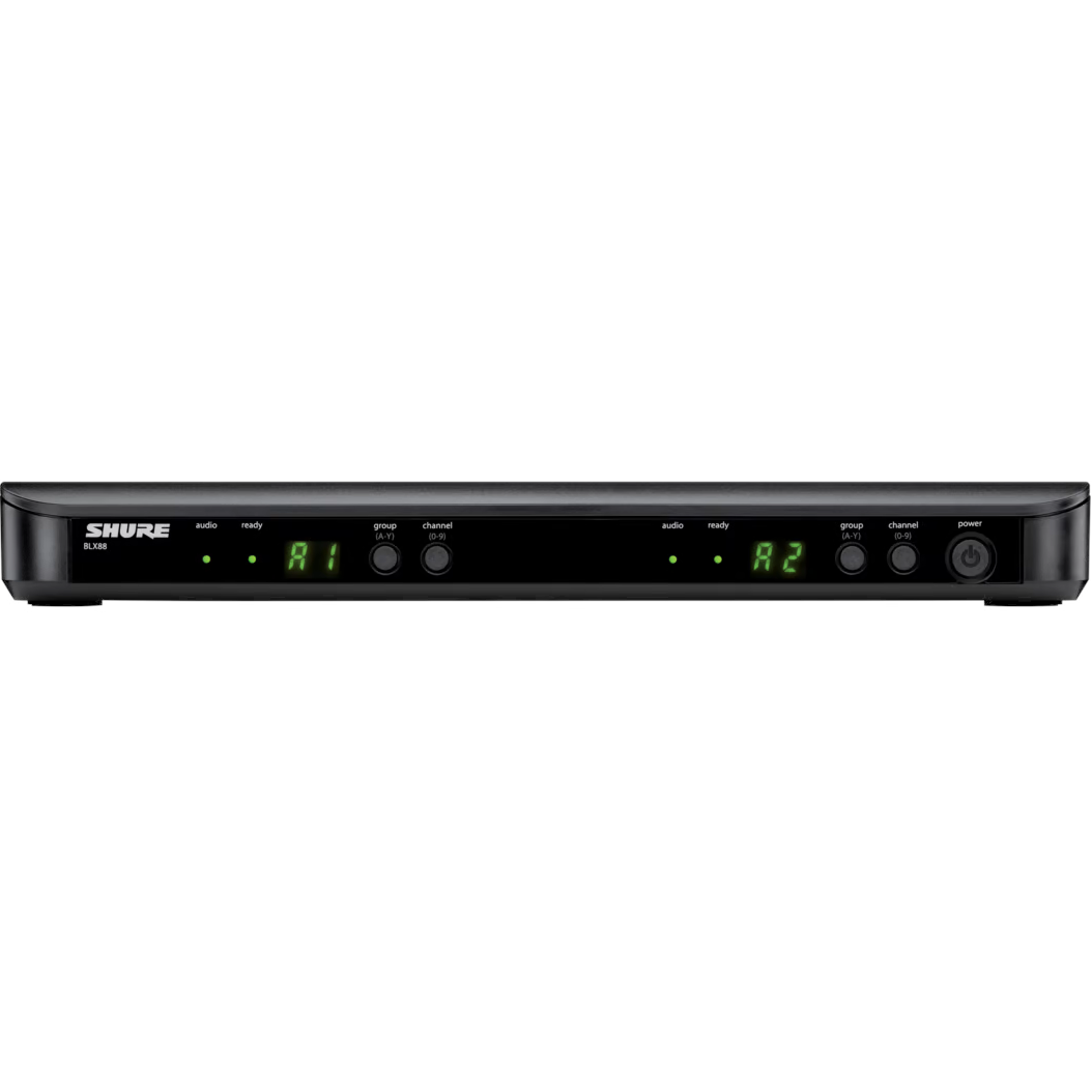 Shure BLX1288/CVL Combo Wireless PG58 and Lavalier System, H9 Band - Open Box, Mint